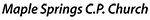 maple springs text logo-150